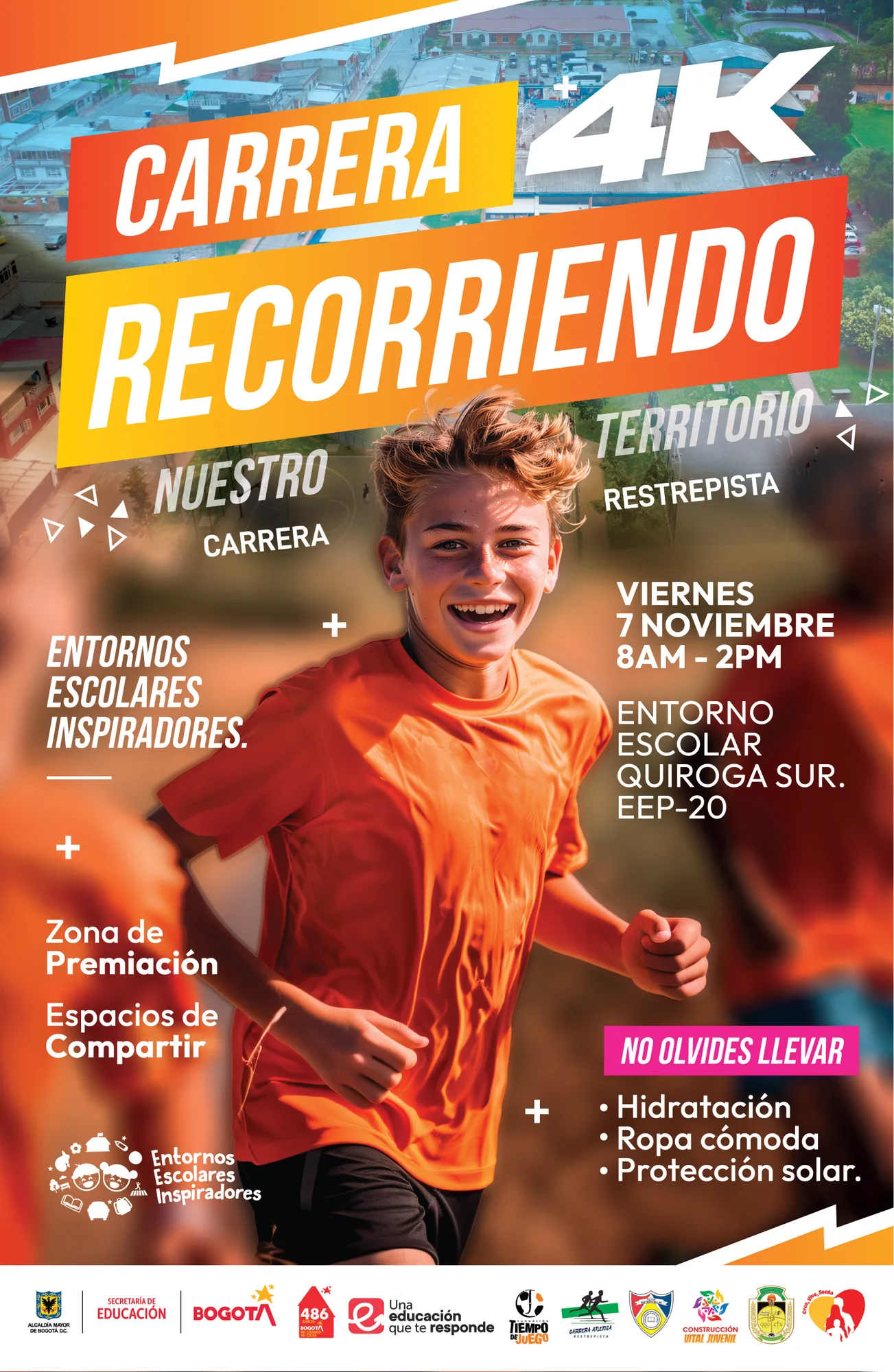 Carrera 4K — Diseño para eventos